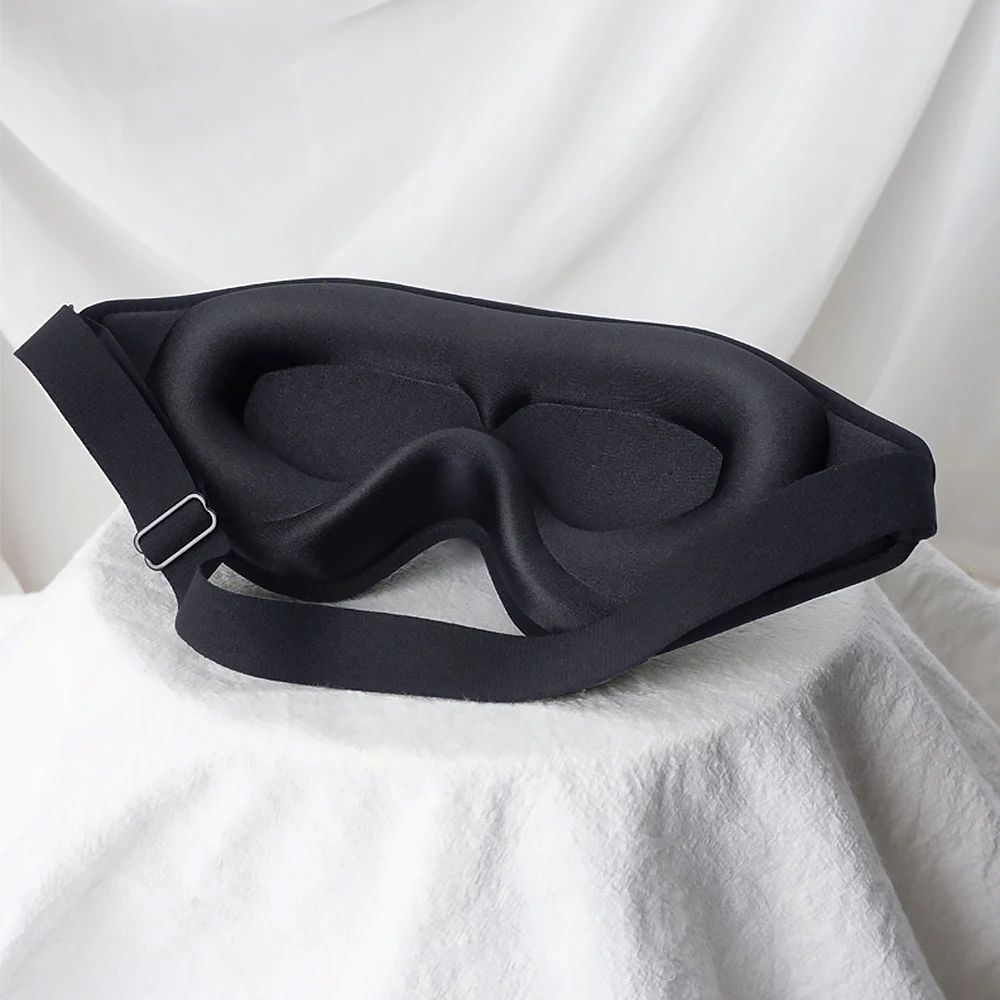 Memory Foam Schlafmaske schwarz