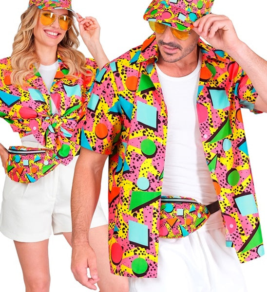 Das 80er Funky Fashion Party Hemd Unisex