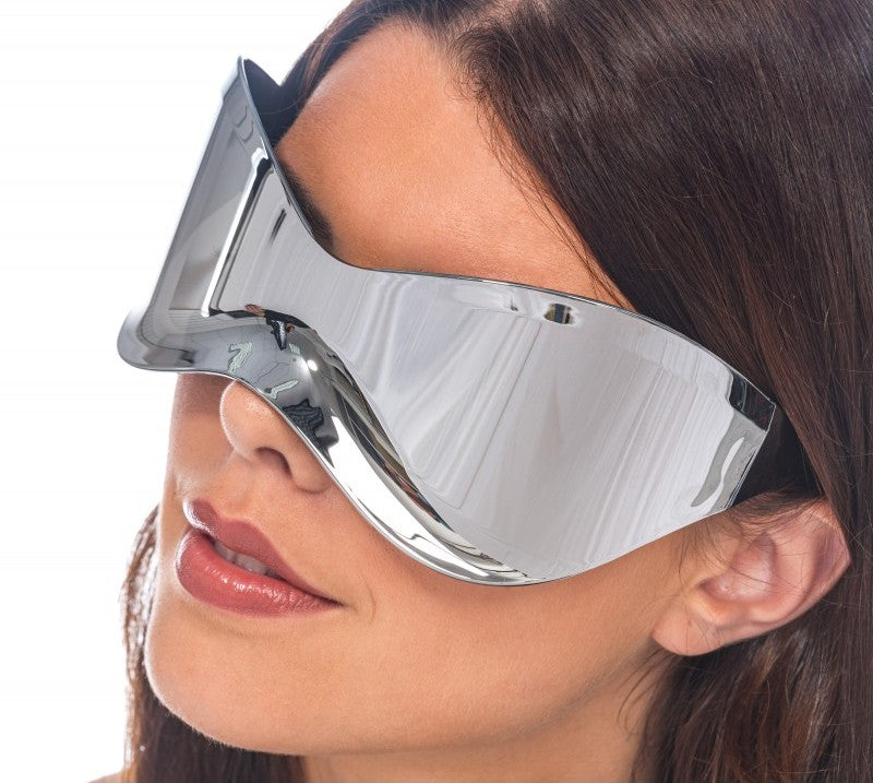 Rahmenlose Brille mit Spiegeleffekt