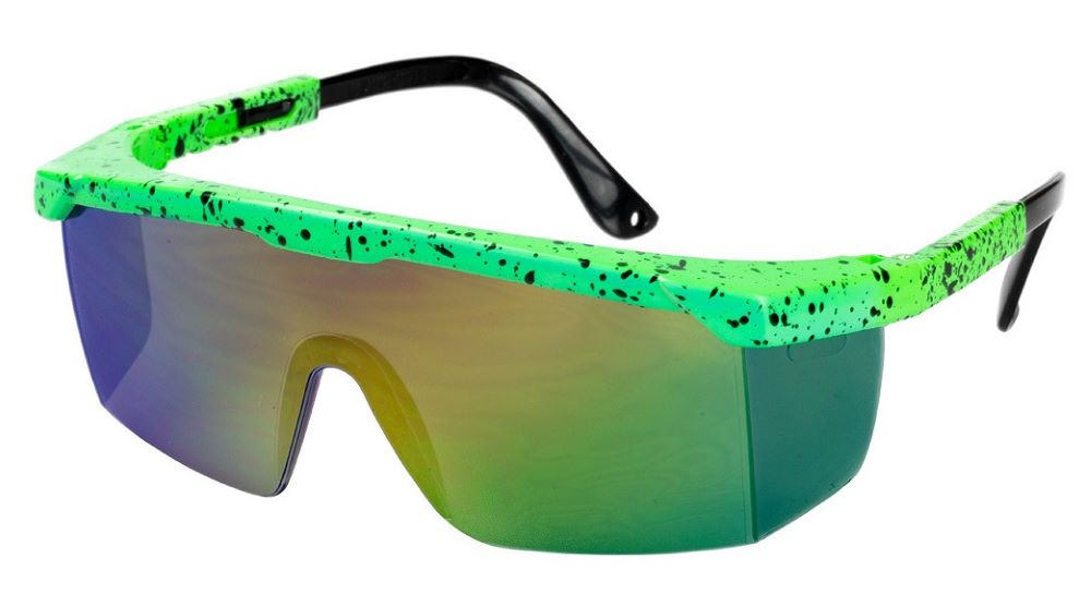 Neongrüne Partybrille