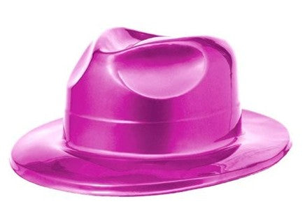 Magenta Fedora Disco Hut
