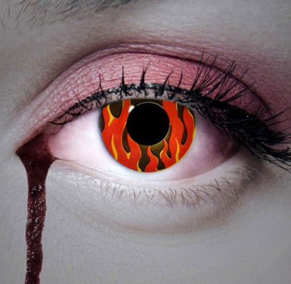 Flammen Jahres Kontaktlinsen