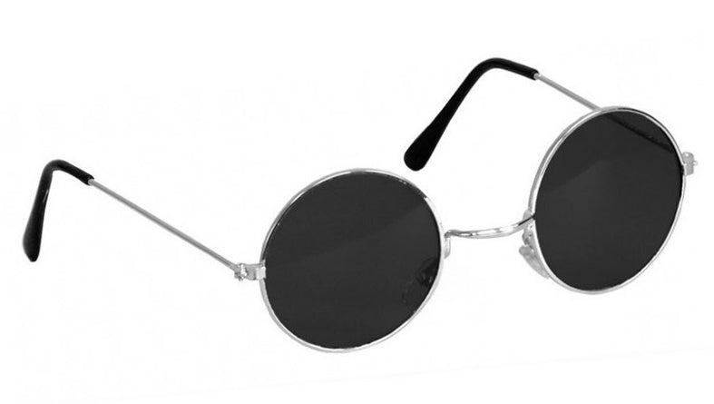 Schwarze Hippie Brille Sonja
