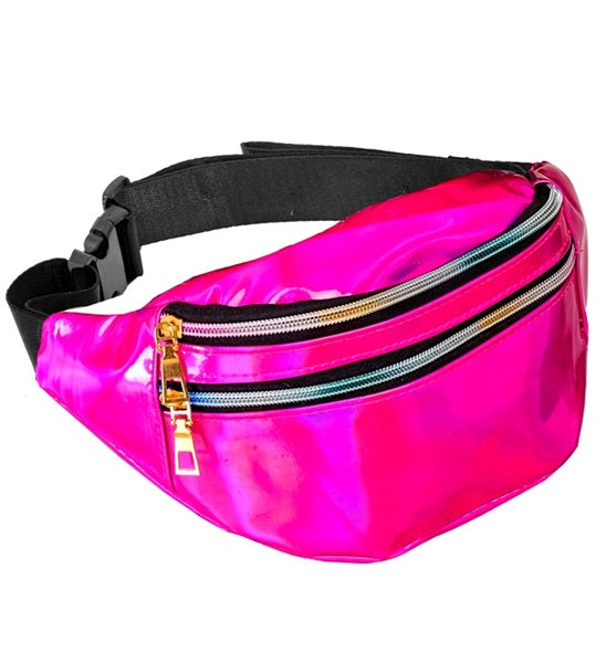 Bauchtasche Holografisch Pink