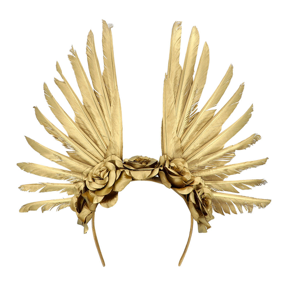 Goldenes Feder Festival Diadem