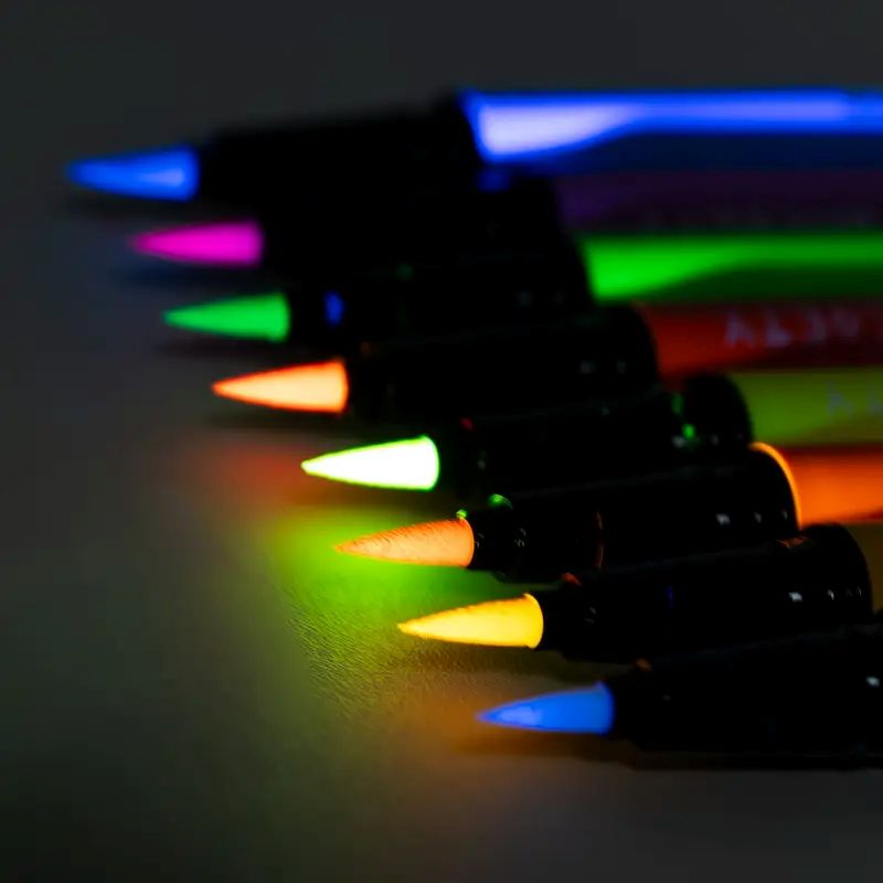 Wasserdichter fluoreszierender Eyeliner Pen grün Farbe 03