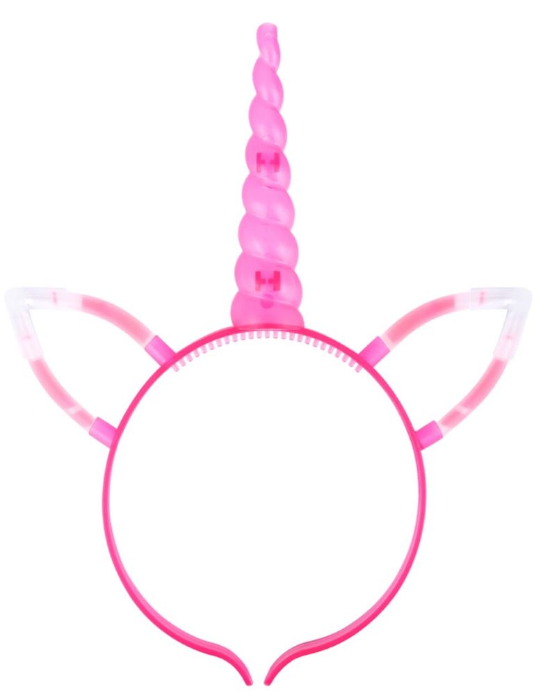 Leuchtender Einhorn Haarreif 8-telig