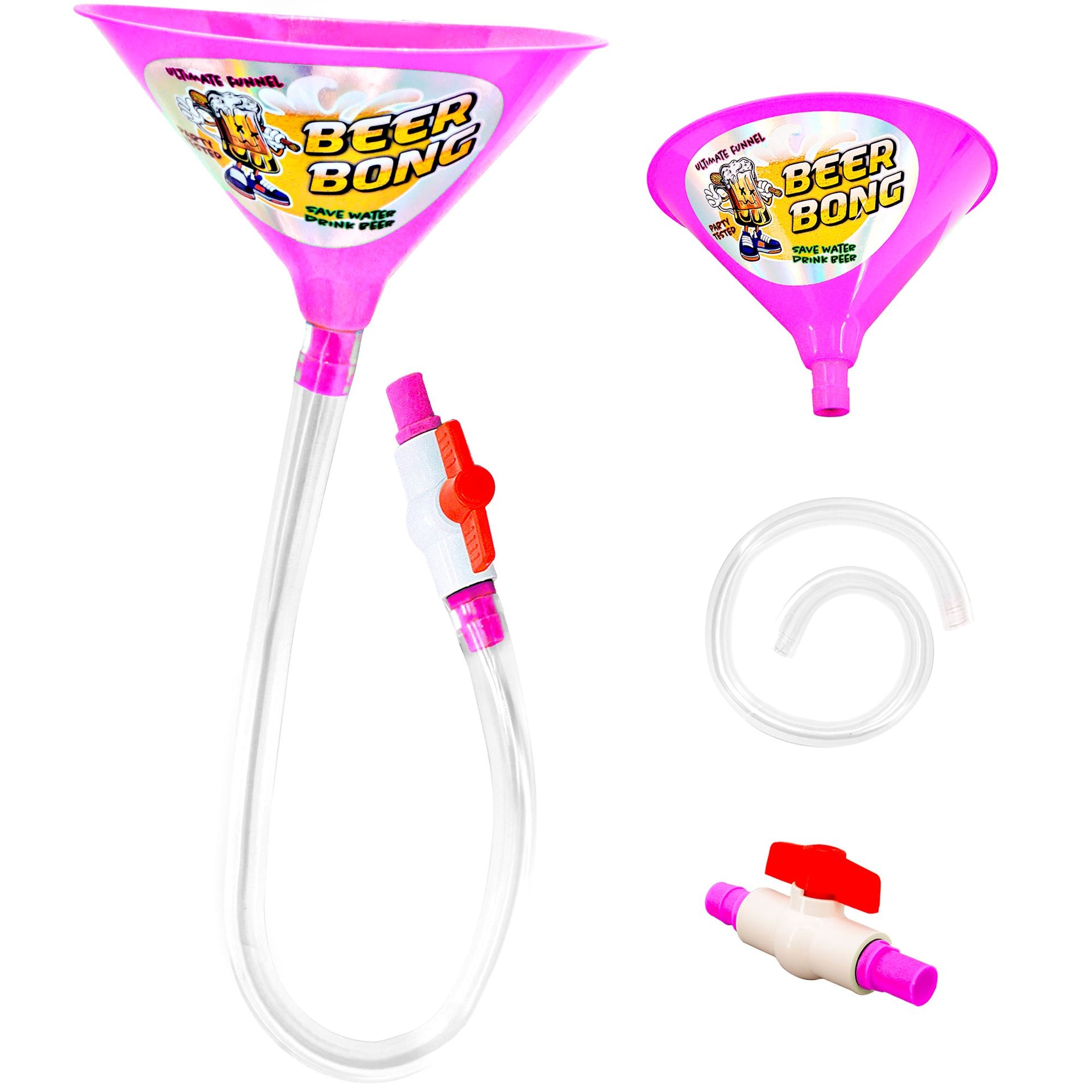 Pinkes Bier Trichterspiel