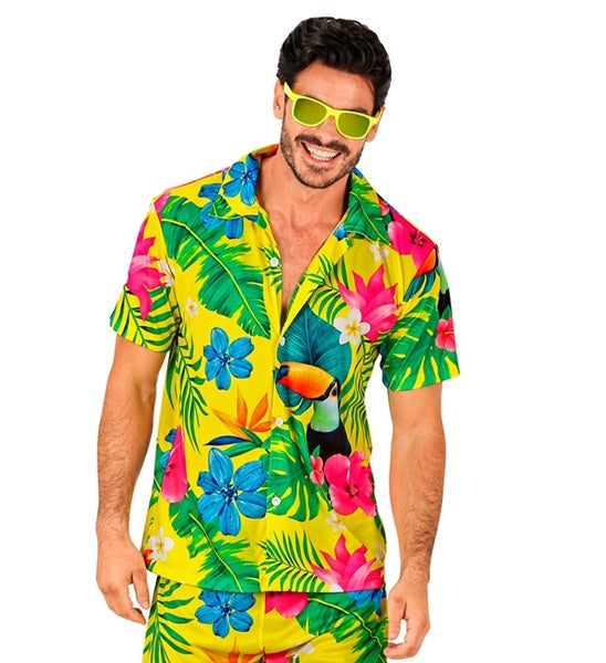 Tropical Island Sommer Party Hemd für Herren
