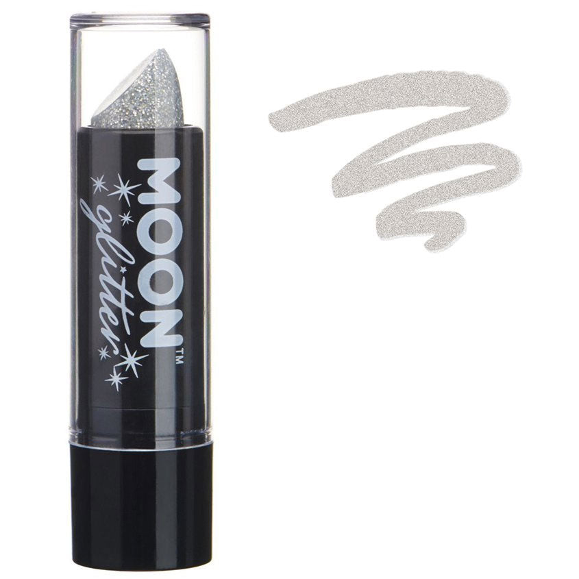 Glitzer Lippenstift in Silber 4,5g
