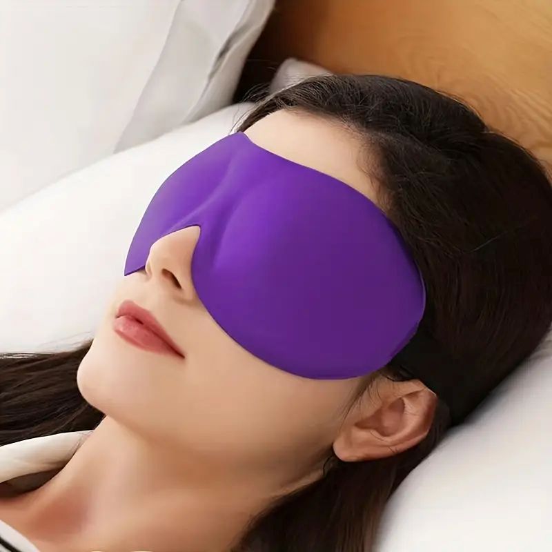 Schlafmaske in Lila