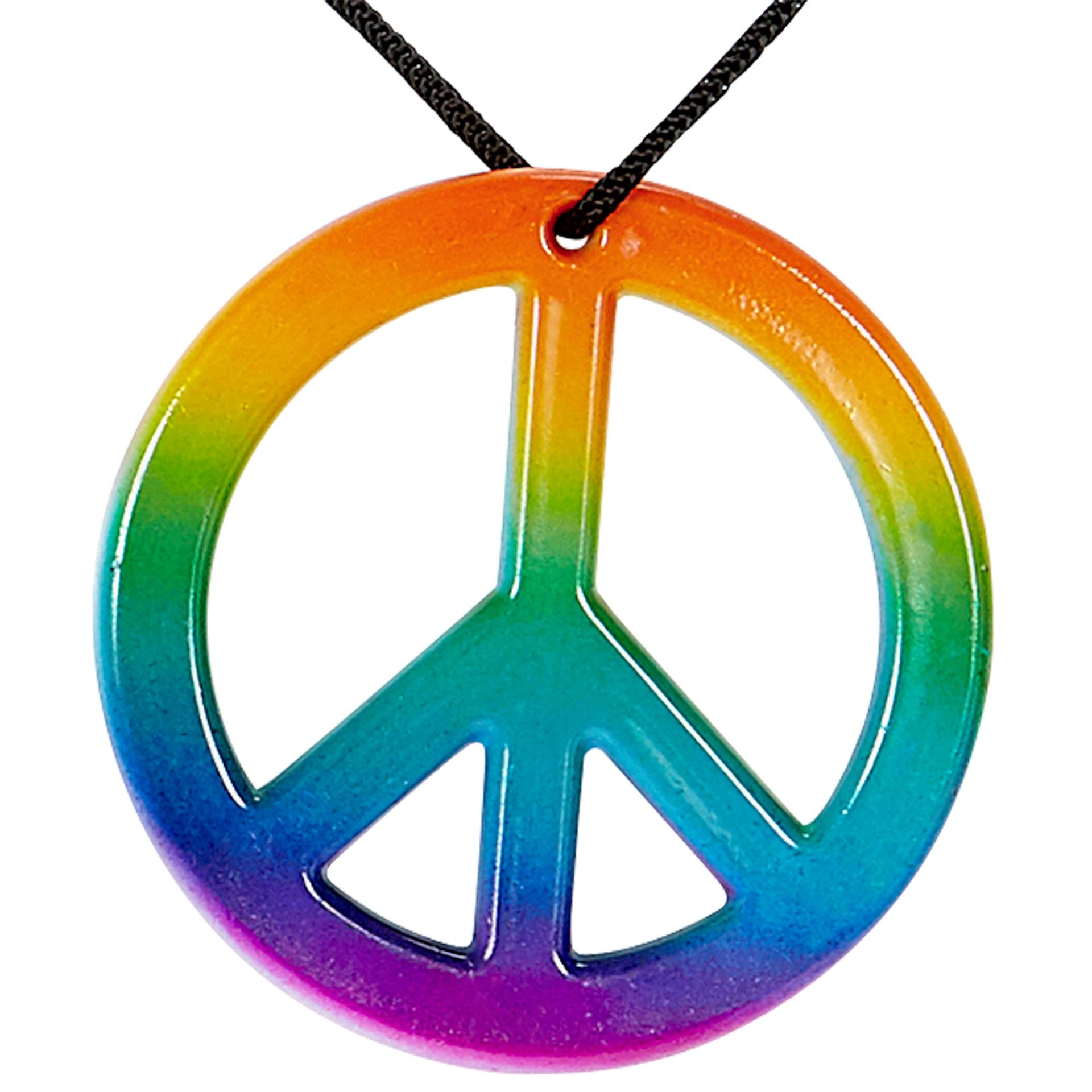 Regenbogen Peace Hippie-Kette