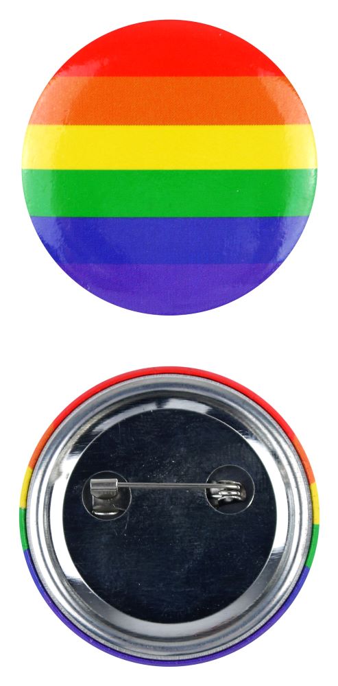 Regenbogen Anstecker 4cm
