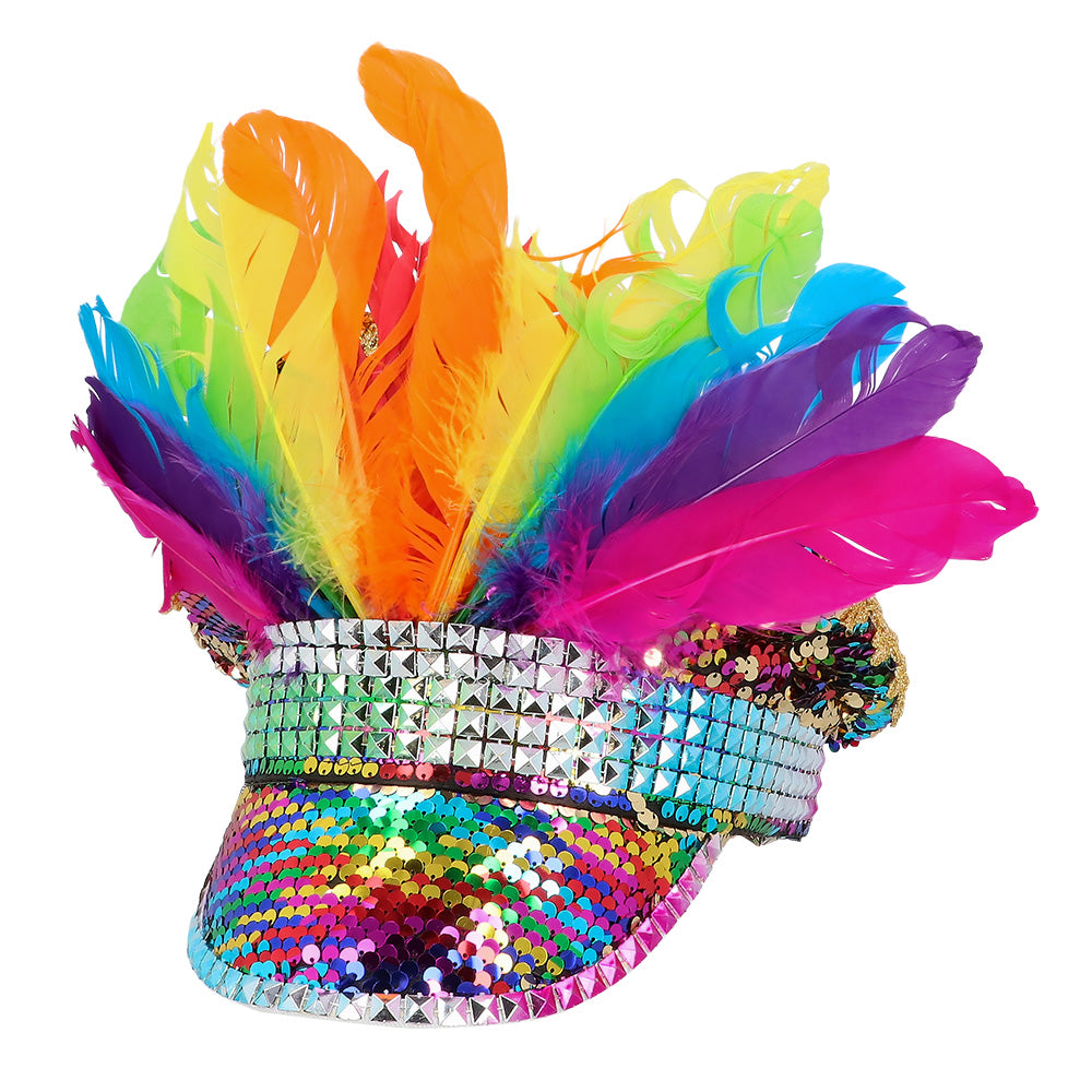Bunte Paradiesvogel Mütze
