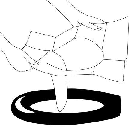 10 Toilettenbrillen-Abdeckung