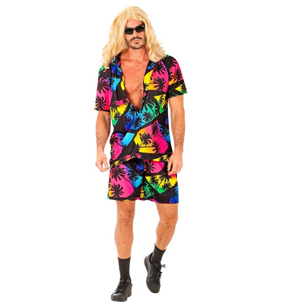 Palmboom Summer Set für Herren Hemd/Shorts