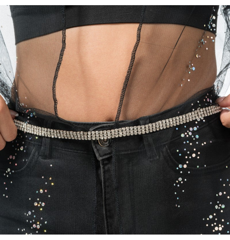 Gürtel mit Strass