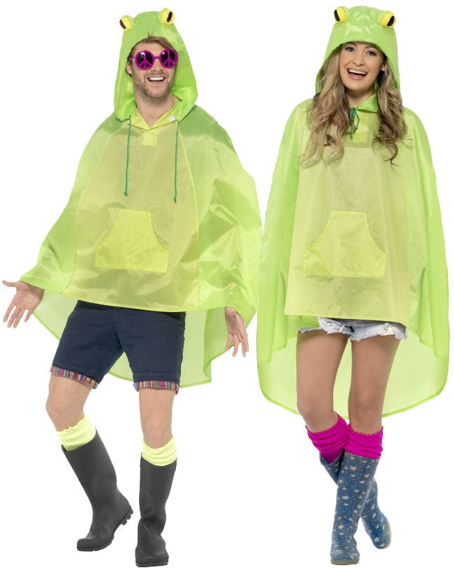 Frosch Regenschutz Poncho Grün