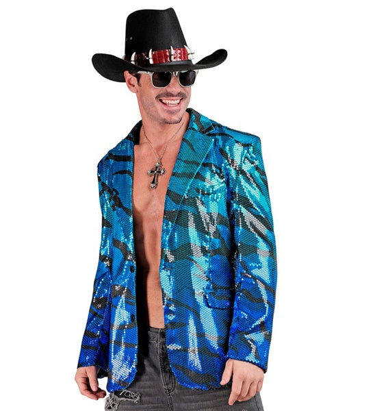 Blue Waves Pailletten Jackett für Herren