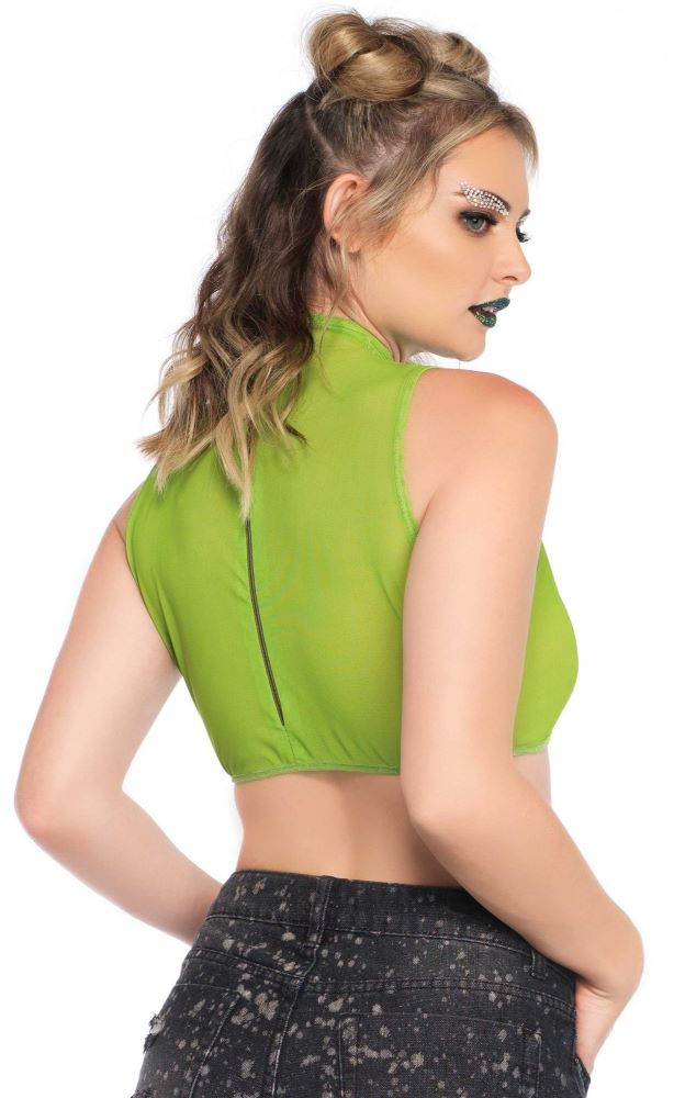 Bauchfreies Alien Top Größe M