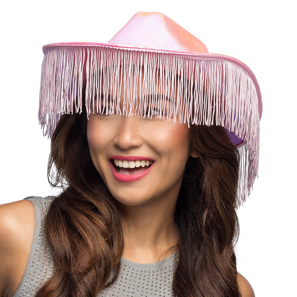 Glamour Cowboyhut Iridescent Pink