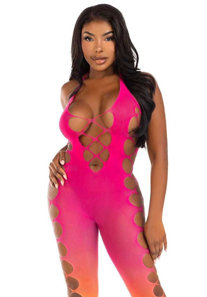 Sexy seamless Ganzkörperanzug 'Sundown' mit Cutouts OneSize