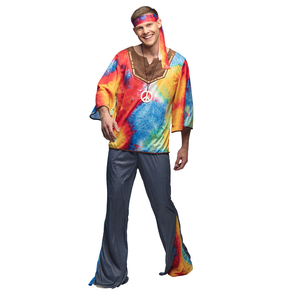 60er Hippie Marley Kostüm für Herren