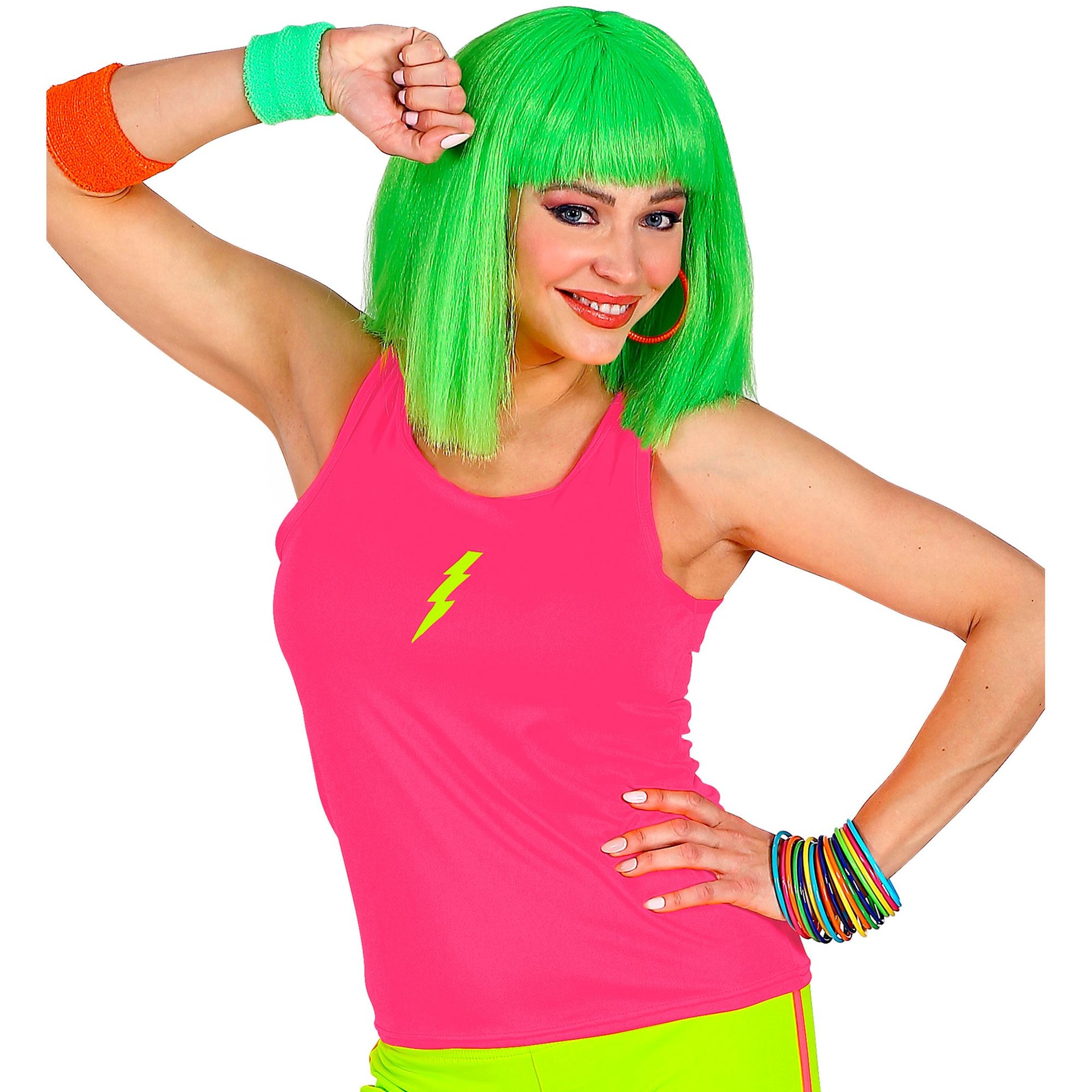 80er Jahre Tanktop für Damen pink