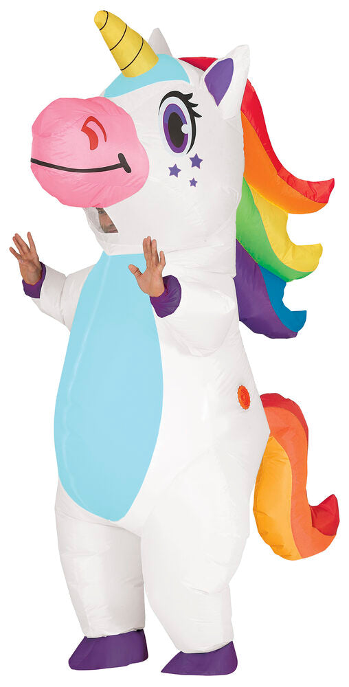 Aufblasbares Einhorn Kostüm für Erwachsene