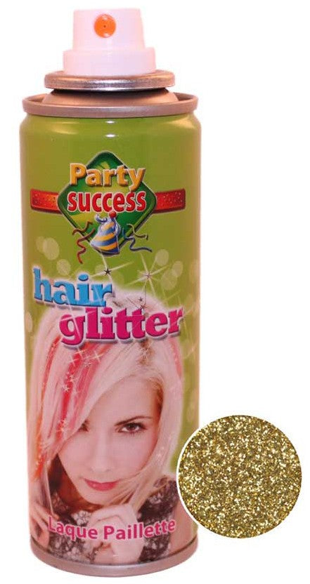 Goldenes Glitzer Haarspray 125ml