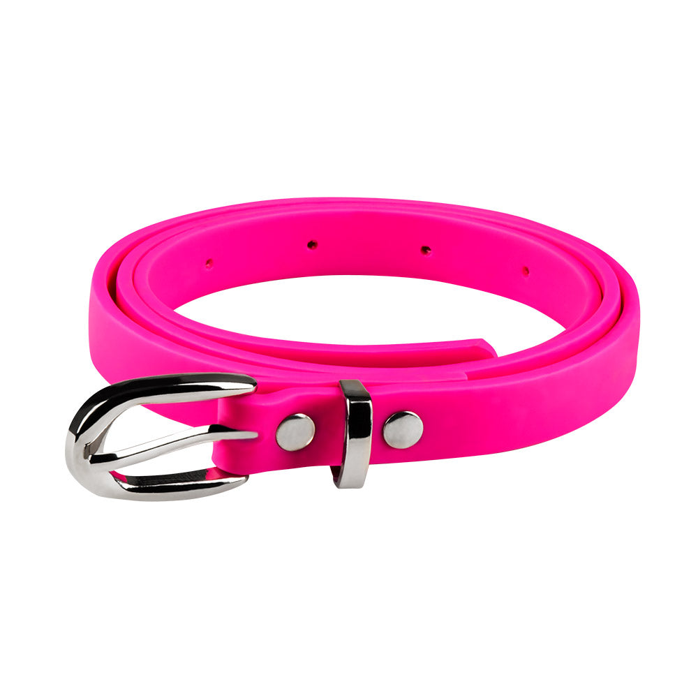 Dünner Neon Gürtel Pink