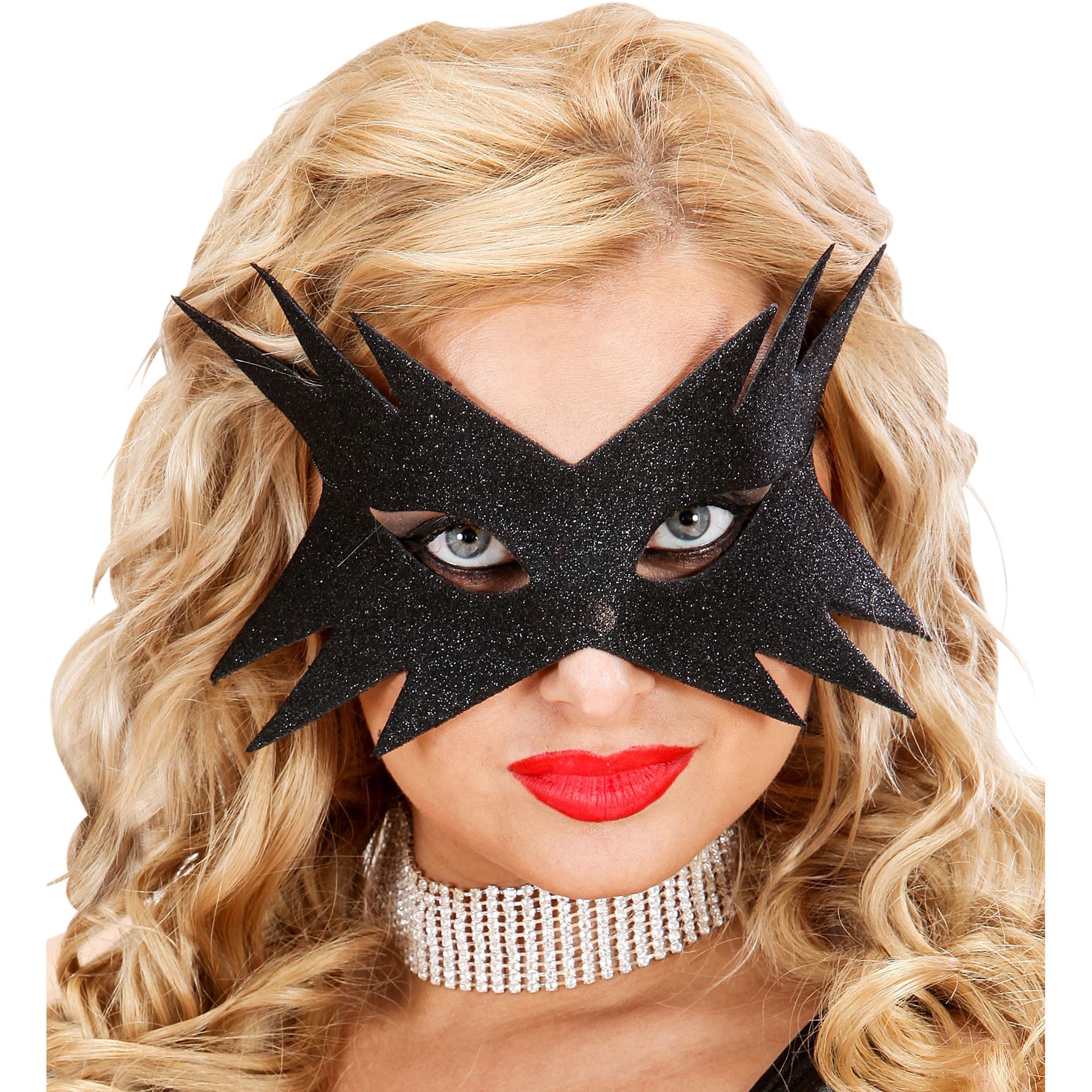 Glitzernde Rockstar Augenmaske