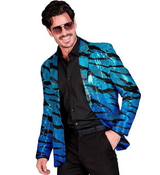 Blue Waves Pailletten Jackett für Herren