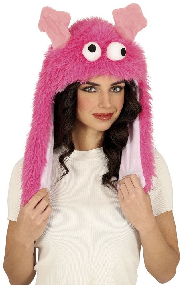 Monster Mütze Rosa für Damen